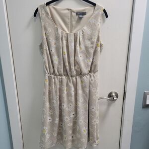 Large Suzy Shier Sleeveless Lined Daisy Dress